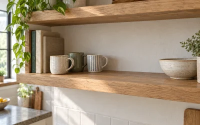 Style an Open Shelf Without Hiding Everyday Items