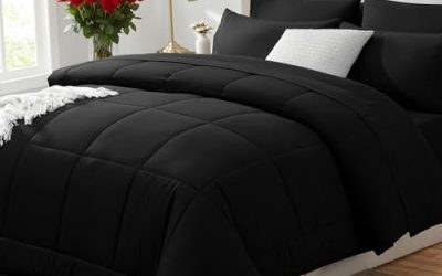 6 Black Comforter Set Queen (October 2026)